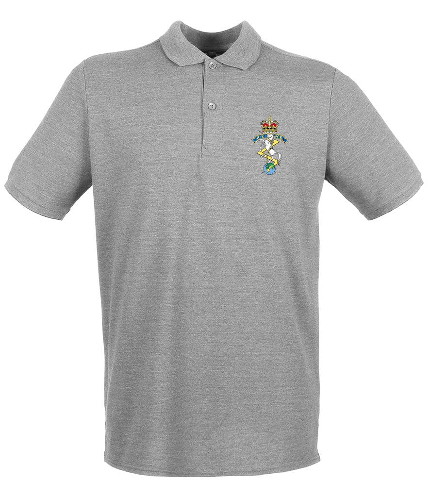 Royal Electrical and Mechanical Engineers Embroidered Pique Polo Shirt - Precision Military Emblems