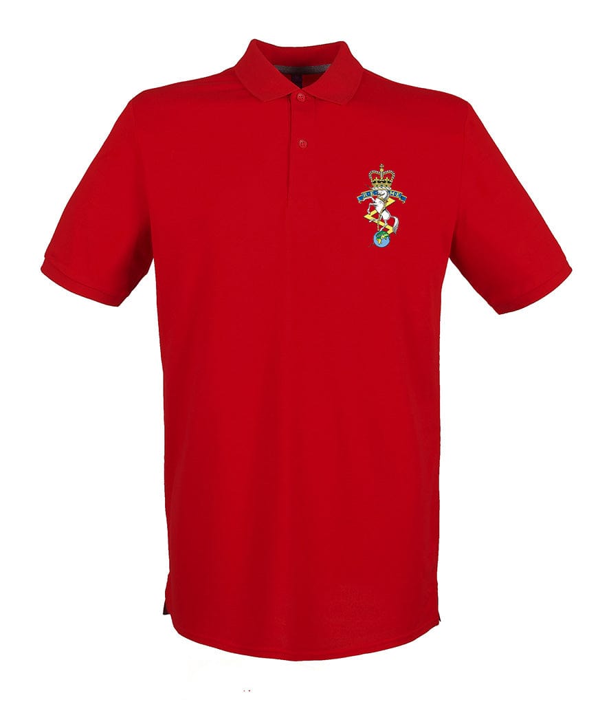 Royal Electrical and Mechanical Engineers Embroidered Pique Polo Shirt - Precision Military Emblems