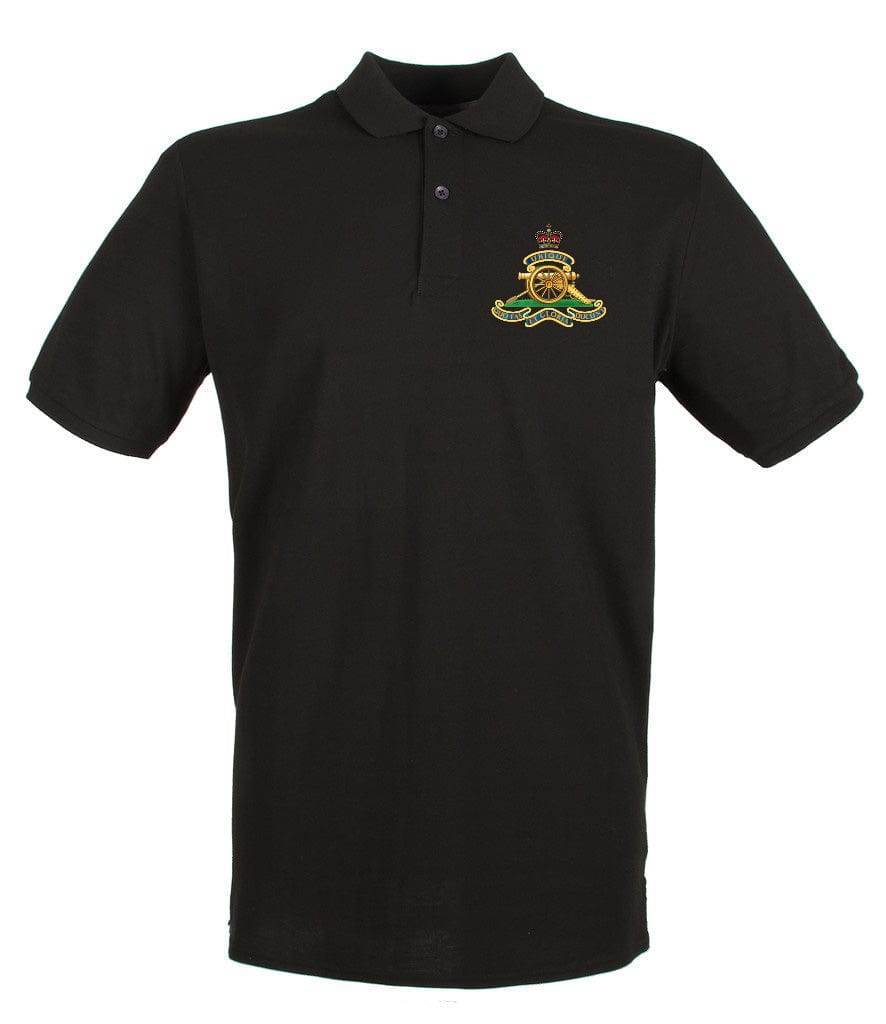 Royal Artillery Embroidered Pique Polo Shirt - Precision Military Emblems