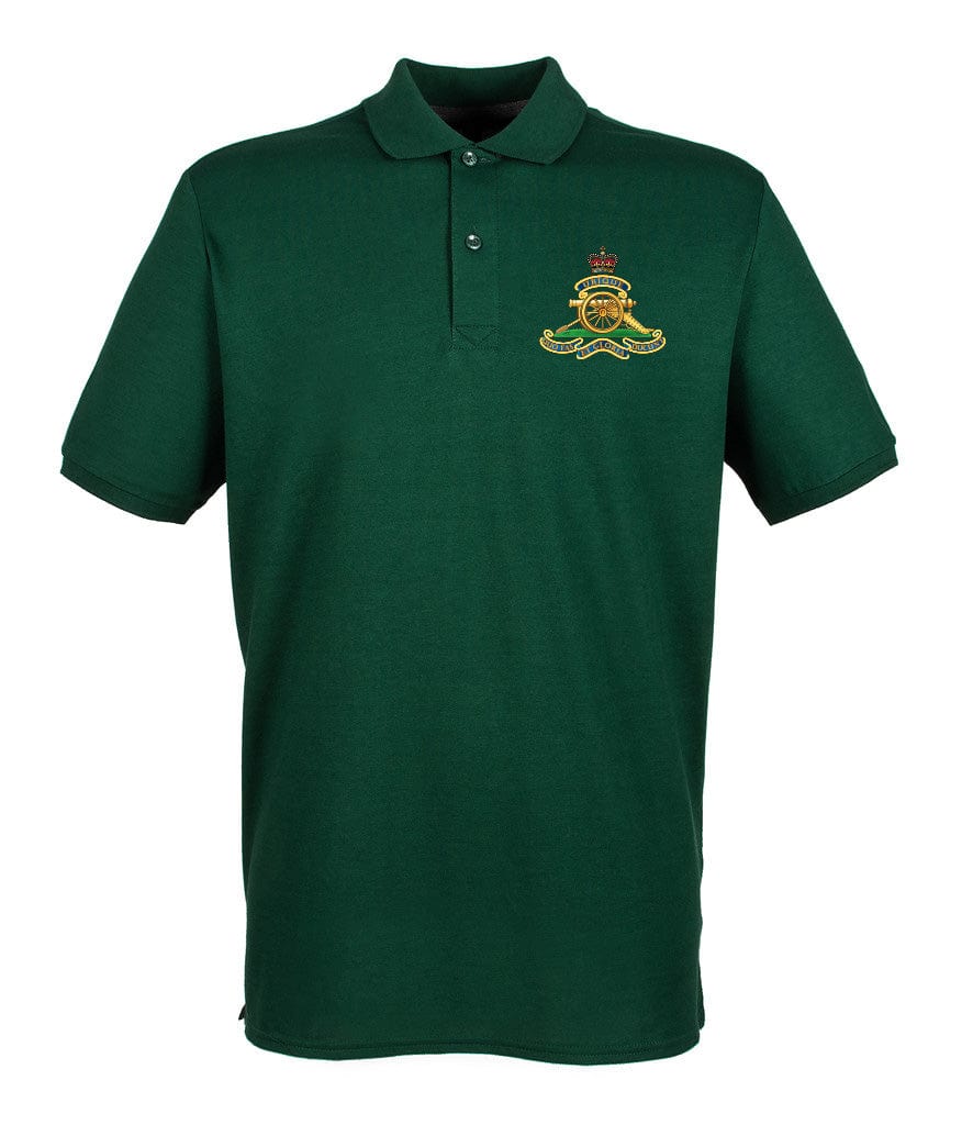 Royal Artillery Embroidered Pique Polo Shirt - Precision Military Emblems