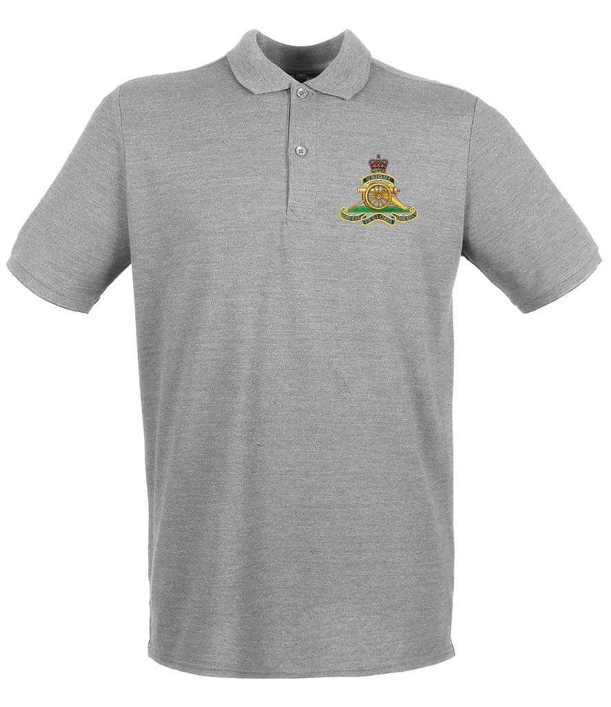 Royal Artillery Embroidered Pique Polo Shirt - Precision Military Emblems