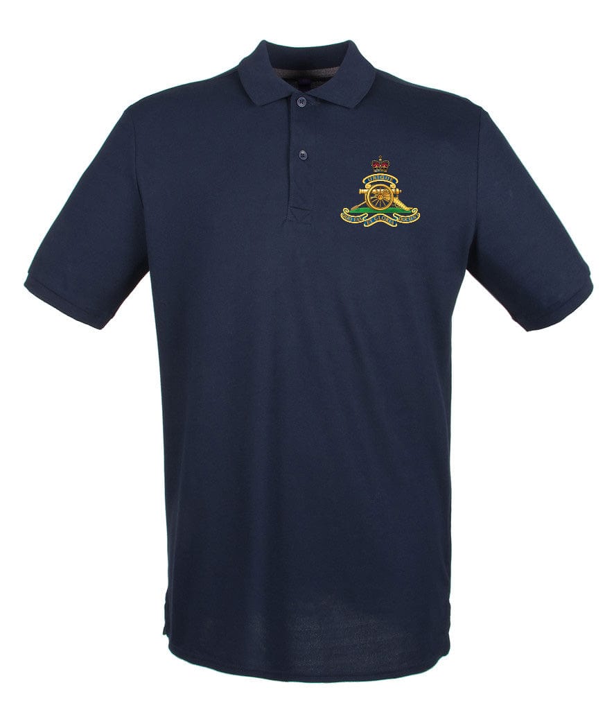 Royal Artillery Embroidered Pique Polo Shirt - Precision Military Emblems