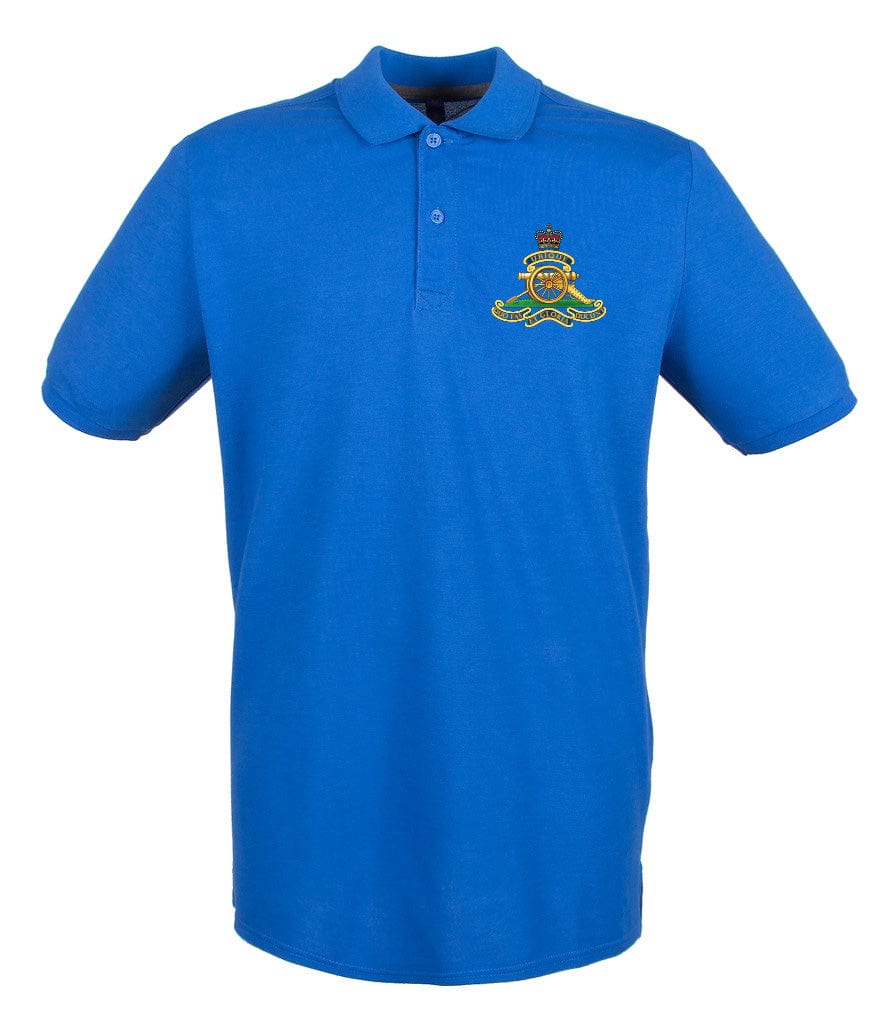 Royal Artillery Embroidered Pique Polo Shirt - Precision Military Emblems