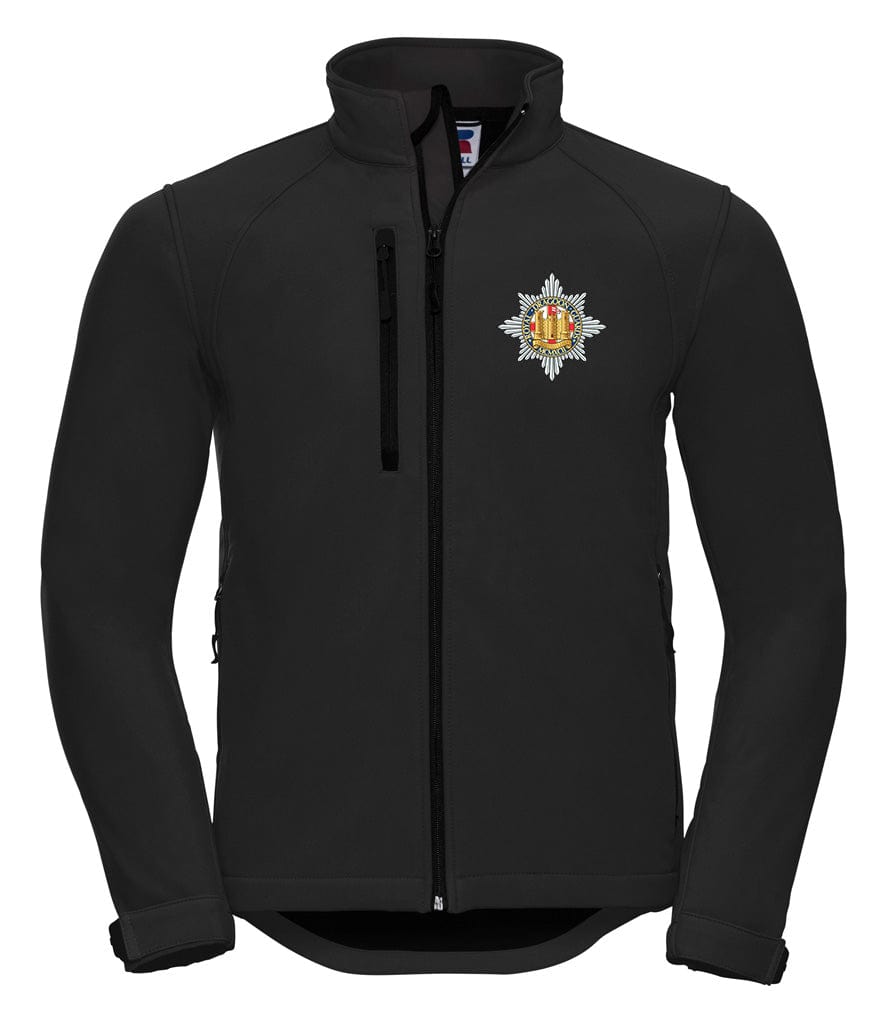 Royal Dragoon Guards Embroidered 3 Layer Softshell Jacket - Precision Military Emblems