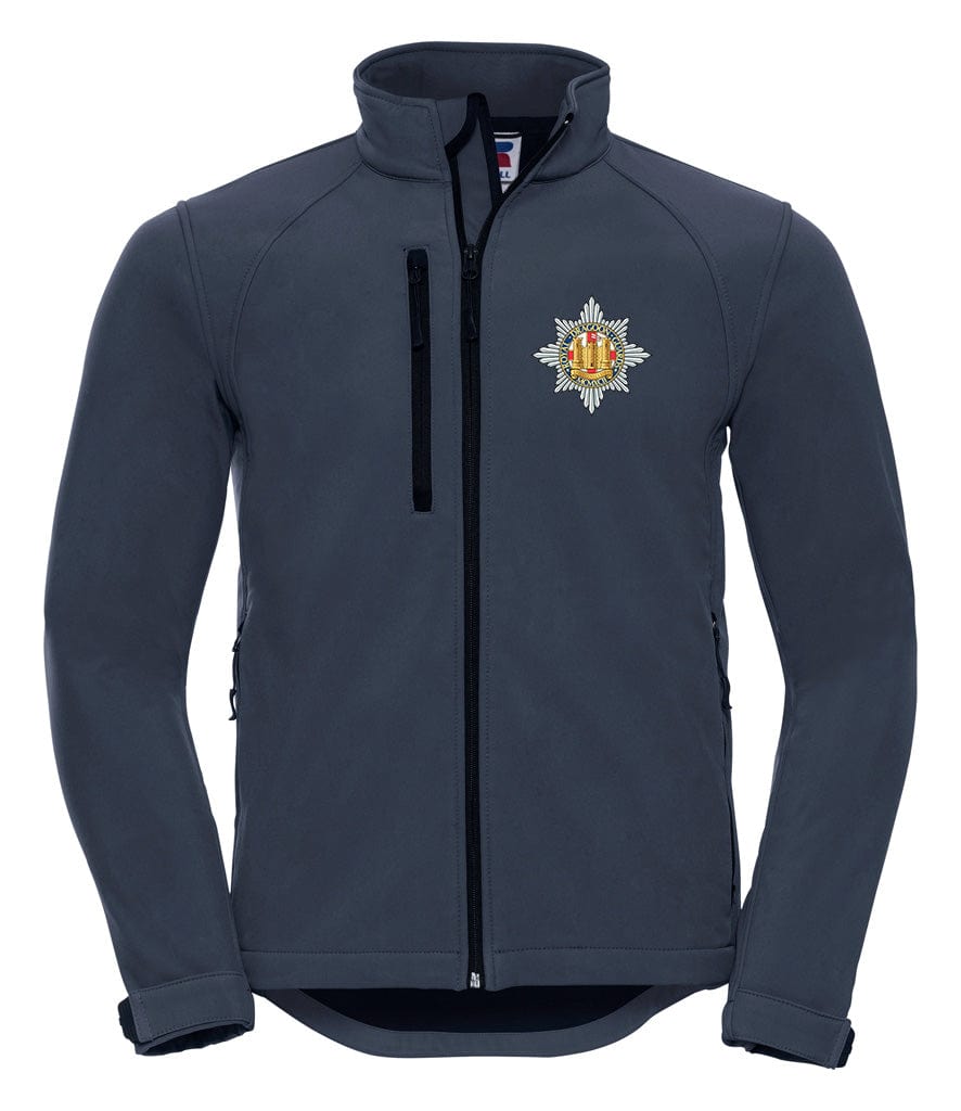 Royal Dragoon Guards Embroidered 3 Layer Softshell Jacket - Precision Military Emblems
