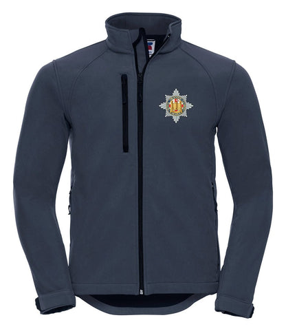 Royal Dragoon Guards Embroidered 3 Layer Softshell Jacket - Precision Military Emblems