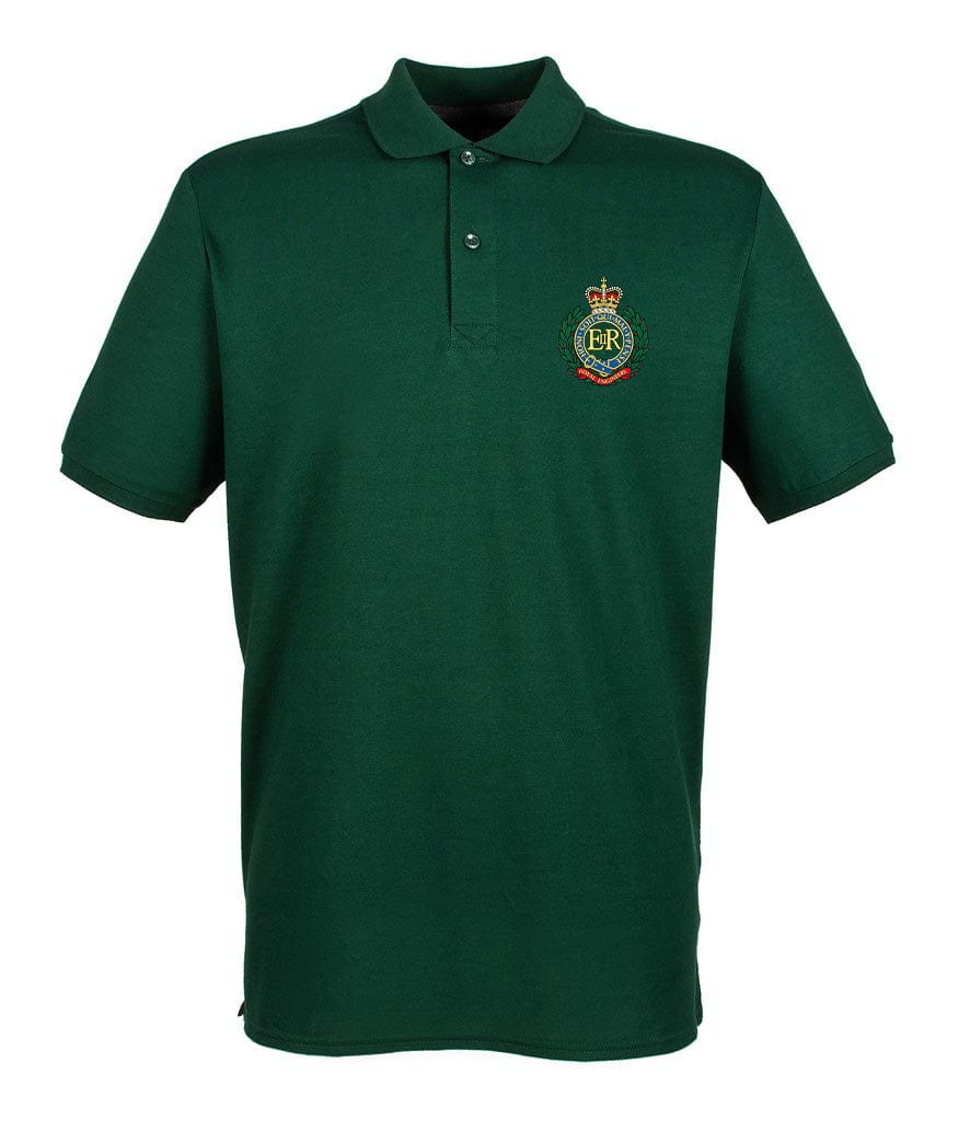 Royal Engineers Embroidered Pique Polo Shirt - Precision Military Emblems