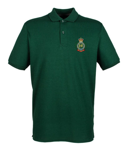 Royal Engineers Embroidered Pique Polo Shirt - Precision Military Emblems