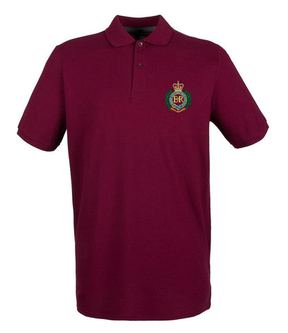 Royal Engineers Embroidered Pique Polo Shirt - Precision Military Emblems