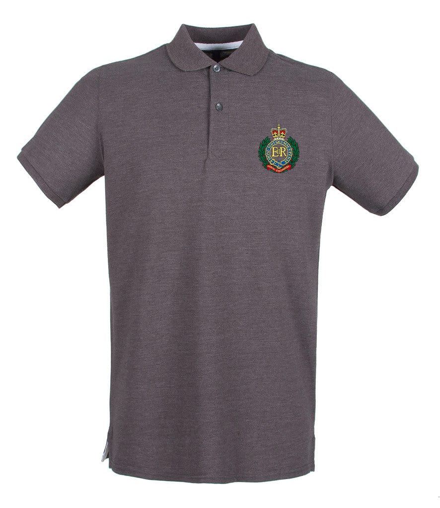 Royal Engineers Embroidered Pique Polo Shirt - Precision Military Emblems