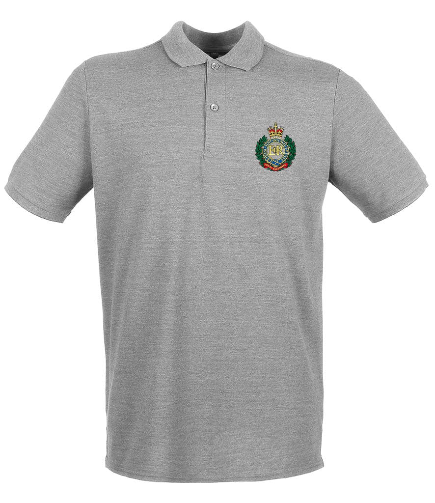 Royal Engineers Embroidered Pique Polo Shirt - Precision Military Emblems
