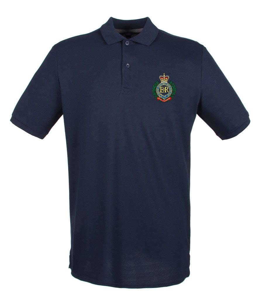 Royal Engineers Embroidered Pique Polo Shirt - Precision Military Emblems