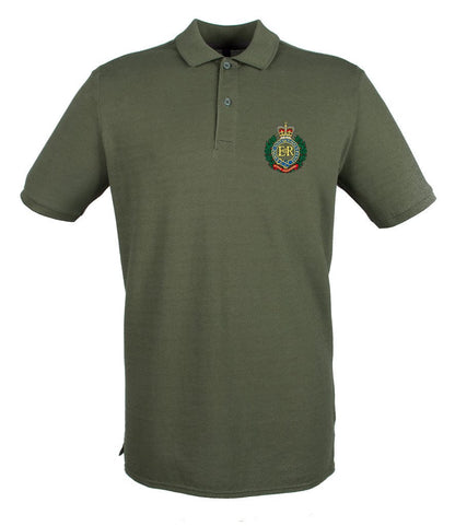 Royal Engineers Embroidered Pique Polo Shirt - Precision Military Emblems