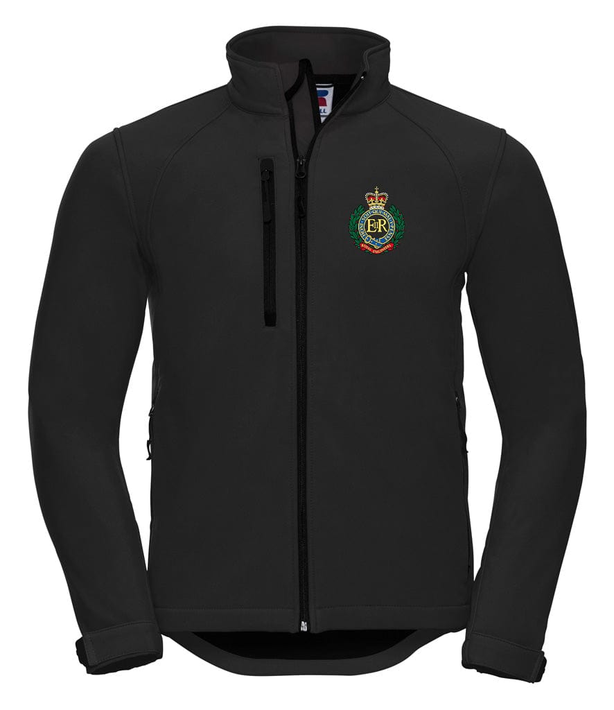 Royal Engineers Embroidered 3 Layer Softshell Jacket - Precision Military Emblems