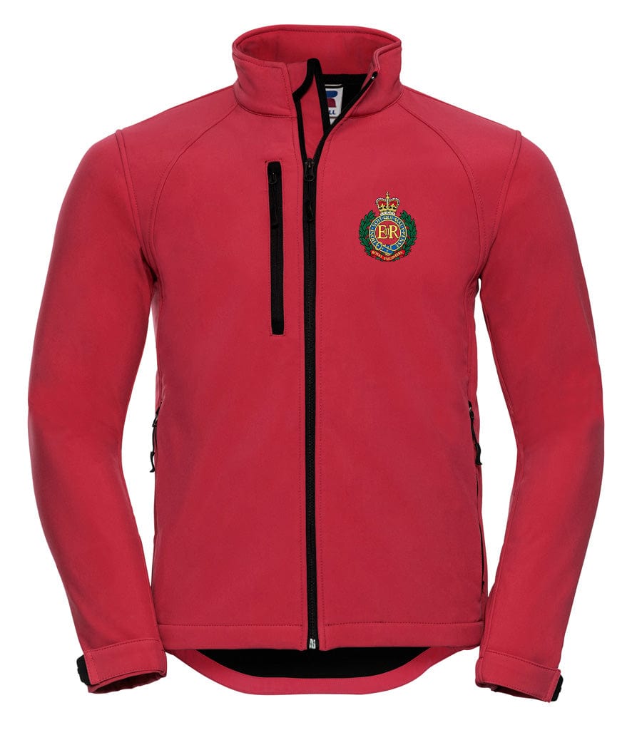 Royal Engineers Embroidered 3 Layer Softshell Jacket - Precision Military Emblems