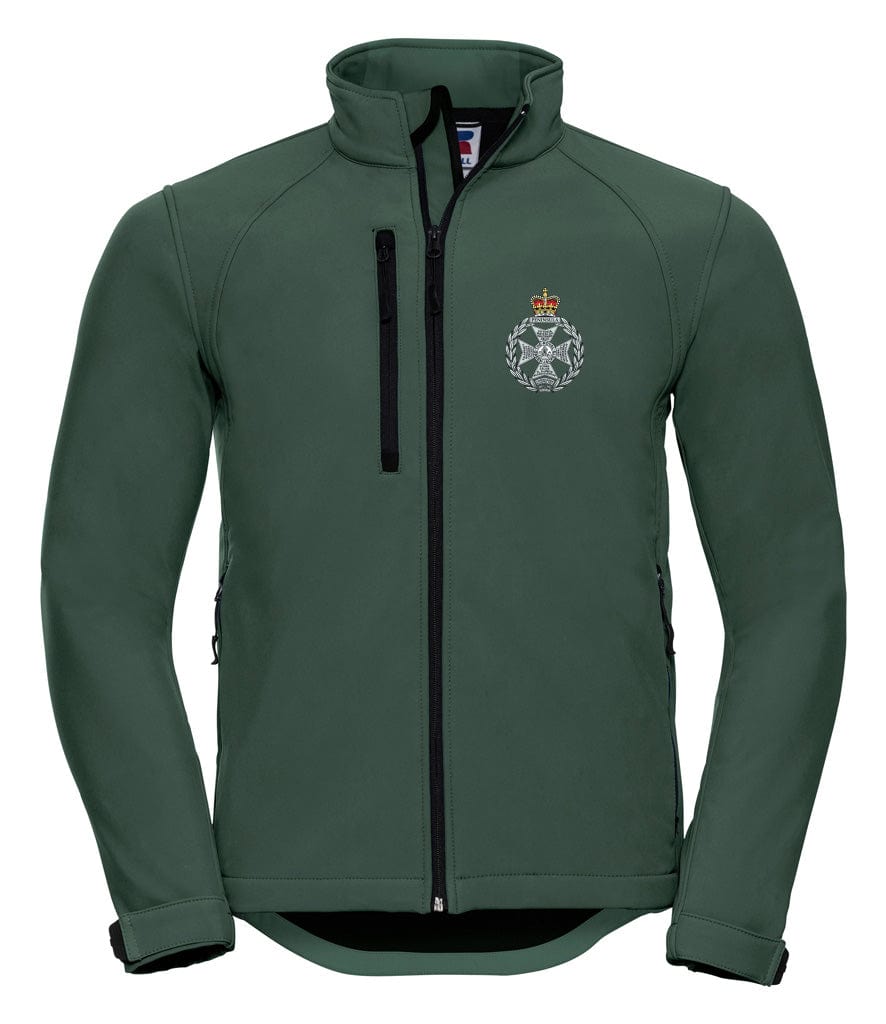 Royal Green Jackets Embroidered 3 Layer Softshell Jacket - Precision Military Emblems