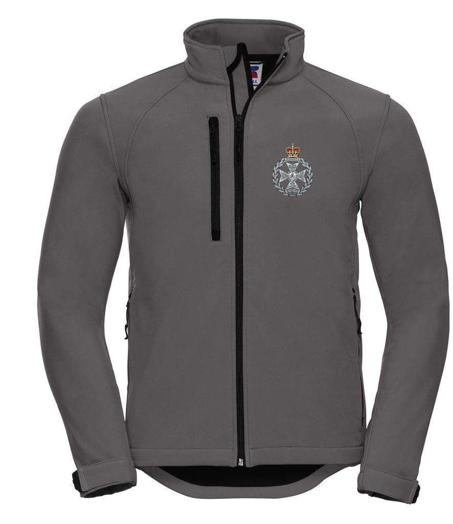 Royal Green Jackets Embroidered 3 Layer Softshell Jacket - Precision Military Emblems