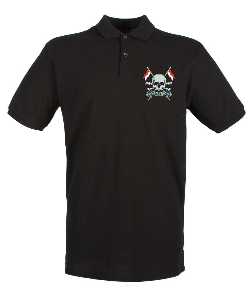 Royal Lancers Embroidered Pique Polo Shirt - Precision Military Emblems