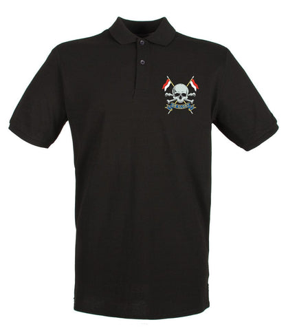 Royal Lancers Embroidered Pique Polo Shirt - Precision Military Emblems