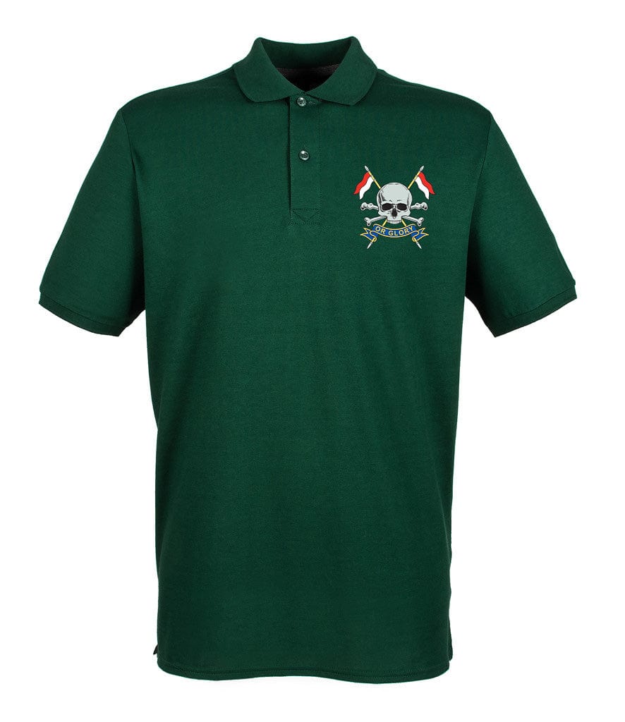 Royal Lancers Embroidered Pique Polo Shirt - Precision Military Emblems