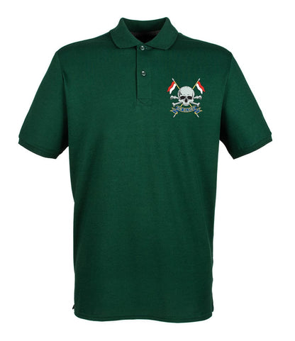Royal Lancers Embroidered Pique Polo Shirt - Precision Military Emblems