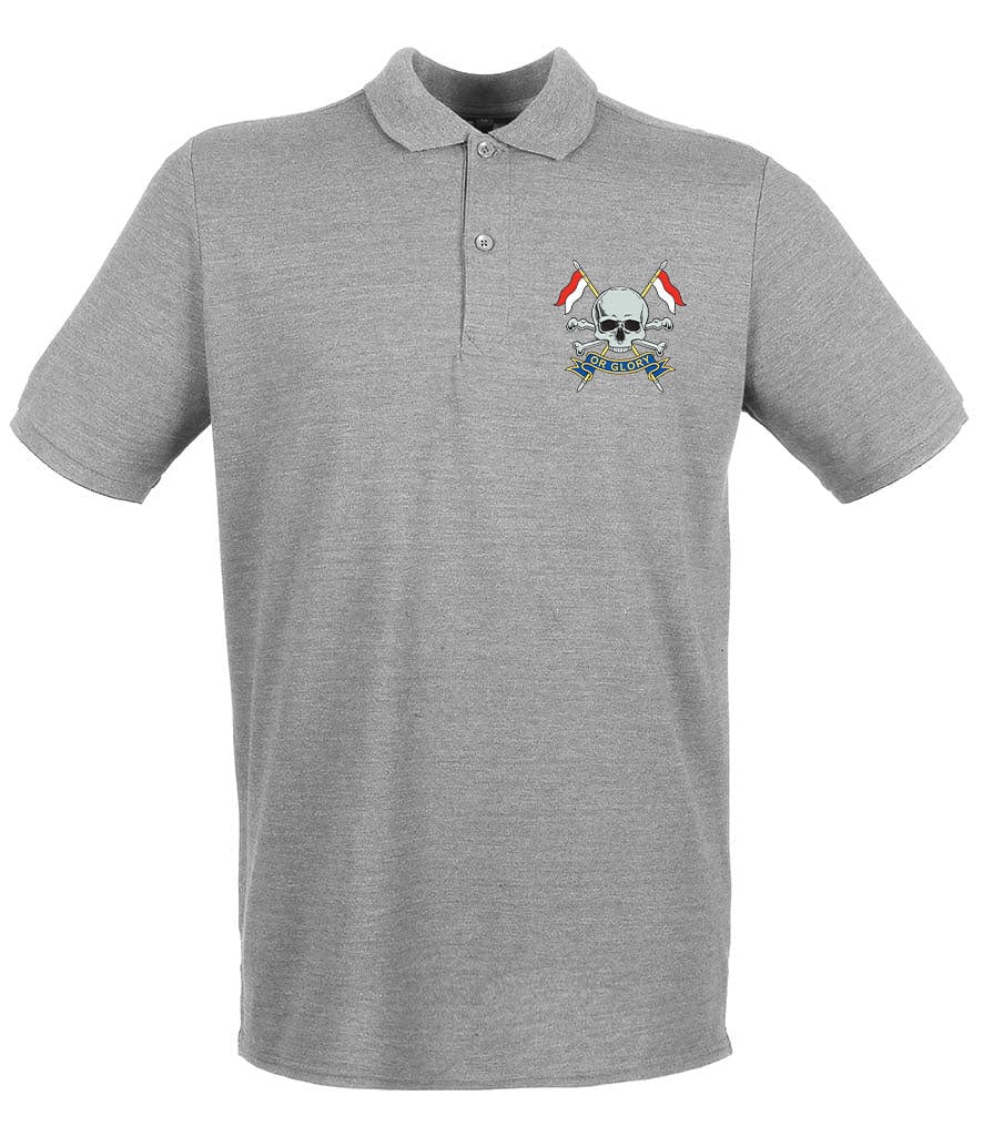 Royal Lancers Embroidered Pique Polo Shirt - Precision Military Emblems