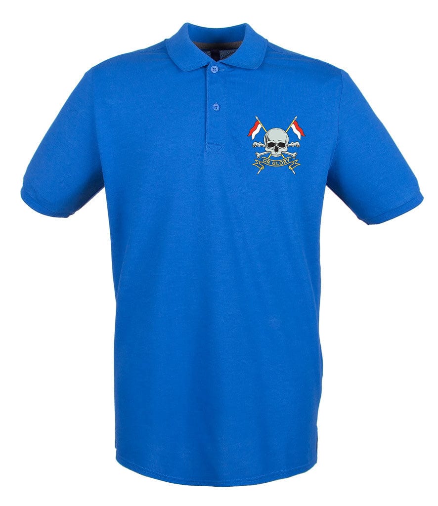 Royal Lancers Embroidered Pique Polo Shirt - Precision Military Emblems