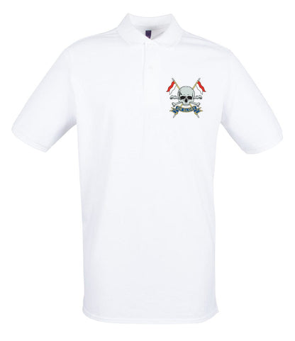 Royal Lancers Embroidered Pique Polo Shirt - Precision Military Emblems