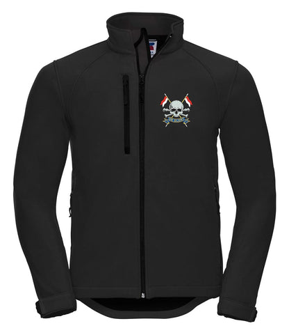 Royal Lancers Embroidered 3 Layer Softshell Jacket - Precision Military Emblems