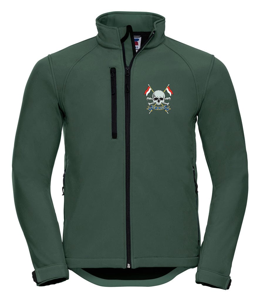 Royal Lancers Embroidered 3 Layer Softshell Jacket - Precision Military Emblems