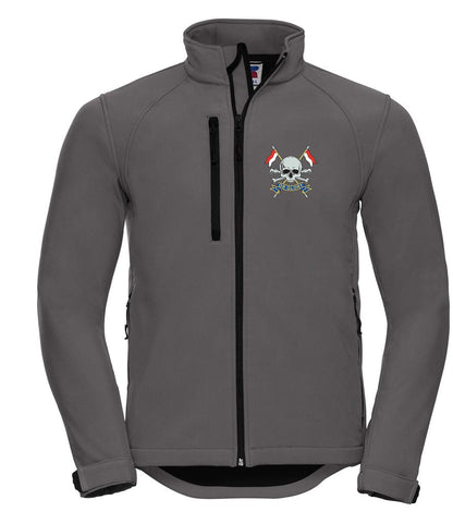 Royal Lancers Embroidered 3 Layer Softshell Jacket - Precision Military Emblems