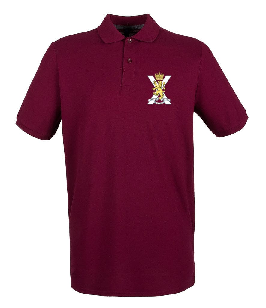 Royal Regiment of Scotland Embroidered Pique Polo Shirt - Precision Military Emblems