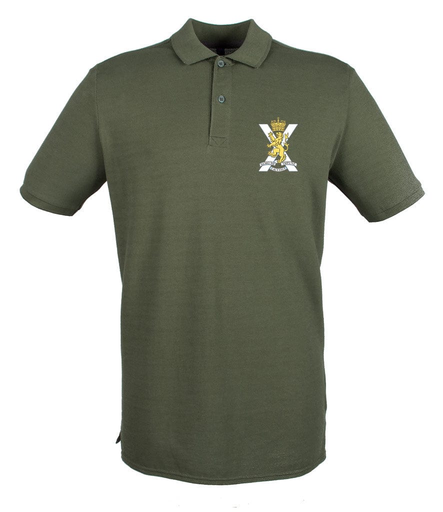 Royal Regiment of Scotland Embroidered Pique Polo Shirt - Precision Military Emblems