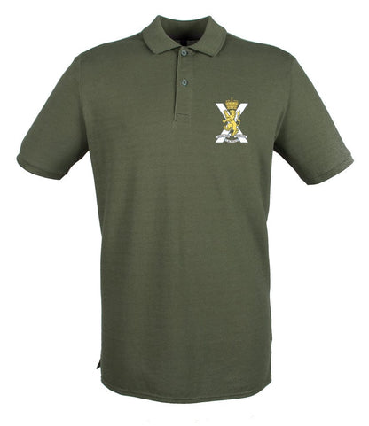Royal Regiment of Scotland Embroidered Pique Polo Shirt - Precision Military Emblems