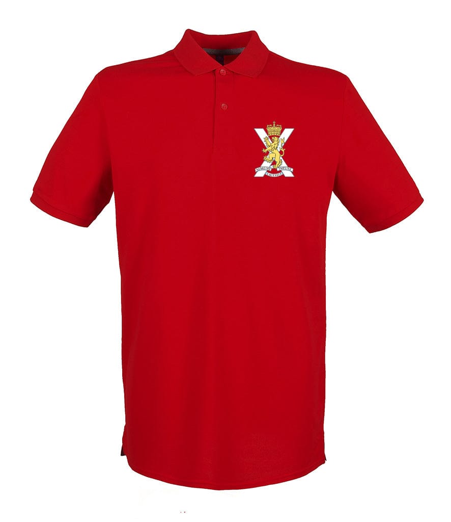 Royal Regiment of Scotland Embroidered Pique Polo Shirt - Precision Military Emblems