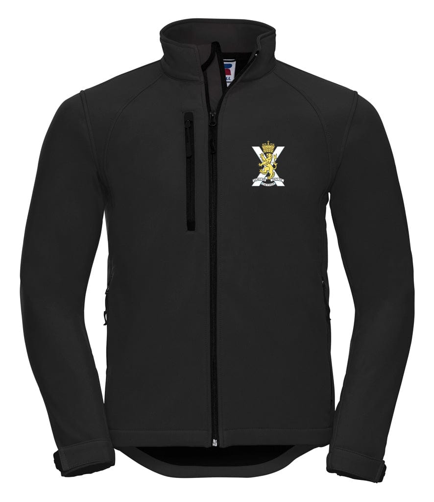 Royal Regiment of Scotland Embroidered 3 Layer Softshell Jacket - Precision Military Emblems
