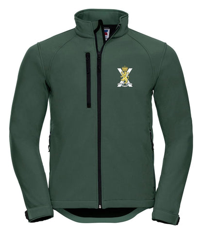 Royal Regiment of Scotland Embroidered 3 Layer Softshell Jacket - Precision Military Emblems