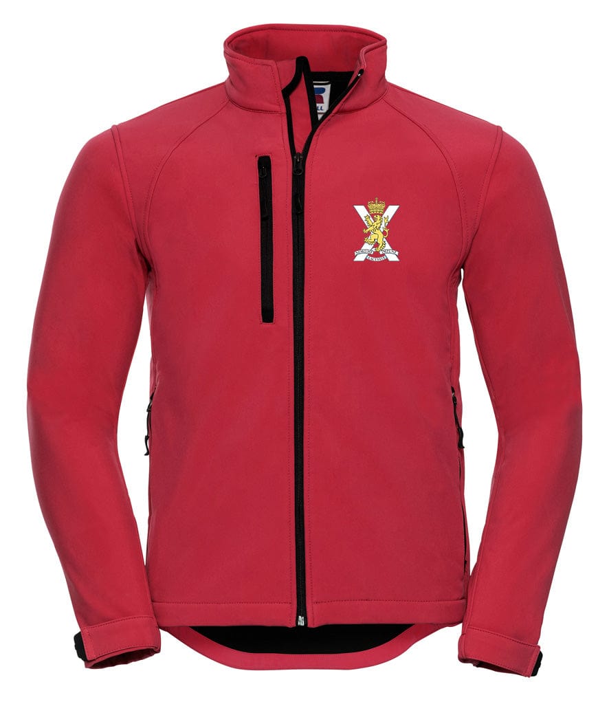 Royal Regiment of Scotland Embroidered 3 Layer Softshell Jacket - Precision Military Emblems