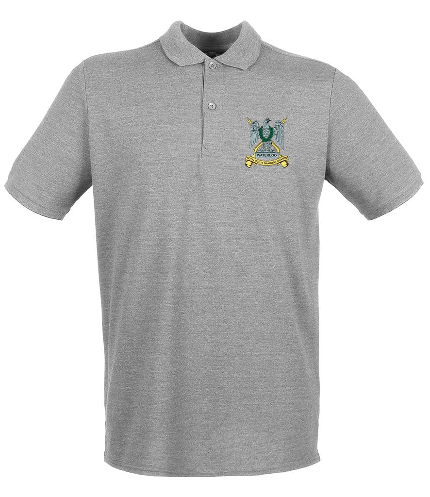 Royal Scots Dragoon Guards Embroidered Pique Polo Shirt - Precision Military Emblems