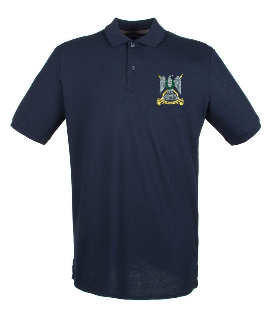 Royal Scots Dragoon Guards Embroidered Pique Polo Shirt - Precision Military Emblems