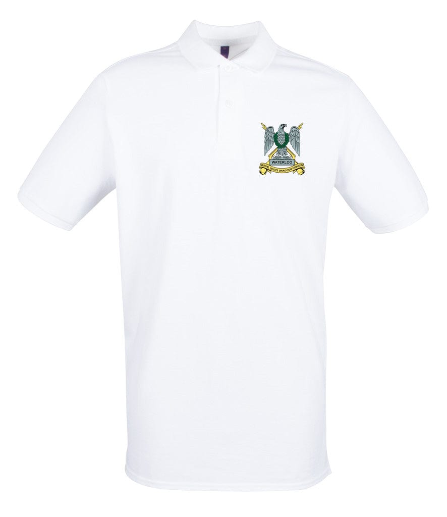 Royal Scots Dragoon Guards Embroidered Pique Polo Shirt - Precision Military Emblems