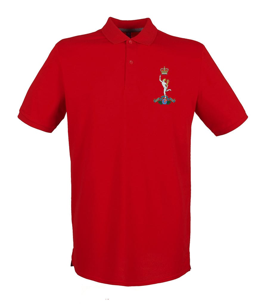 Royal Signals Embroidered Pique Polo Shirt - Precision Military Emblems