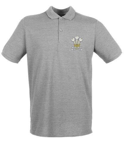 Royal Welsh Embroidered Pique Polo Shirt - Precision Military Emblems