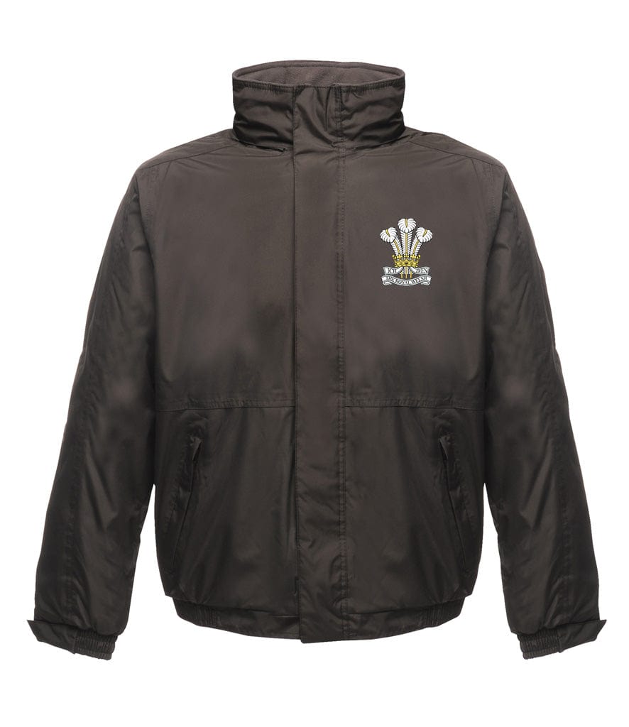 Royal Welsh Embroidered Regatta Waterproof Insulated Jacket - Precision Military Emblems