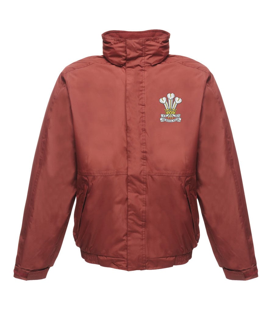 Royal Welsh Embroidered Regatta Waterproof Insulated Jacket - Precision Military Emblems
