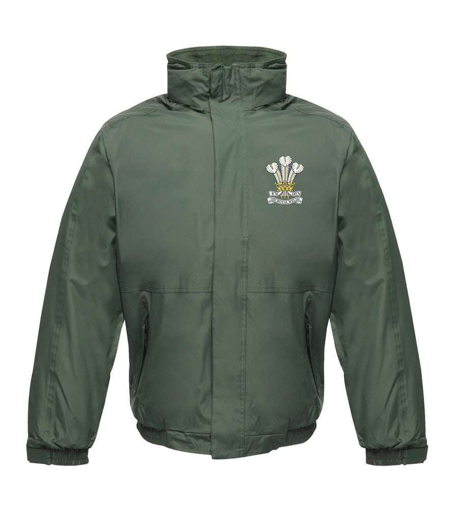 Royal Welsh Embroidered Regatta Waterproof Insulated Jacket - Precision Military Emblems