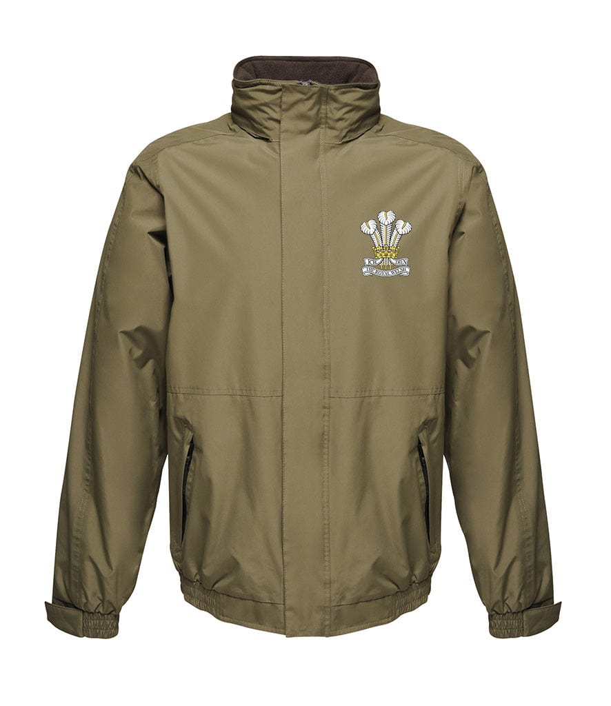 Royal Welsh Embroidered Regatta Waterproof Insulated Jacket - Precision Military Emblems
