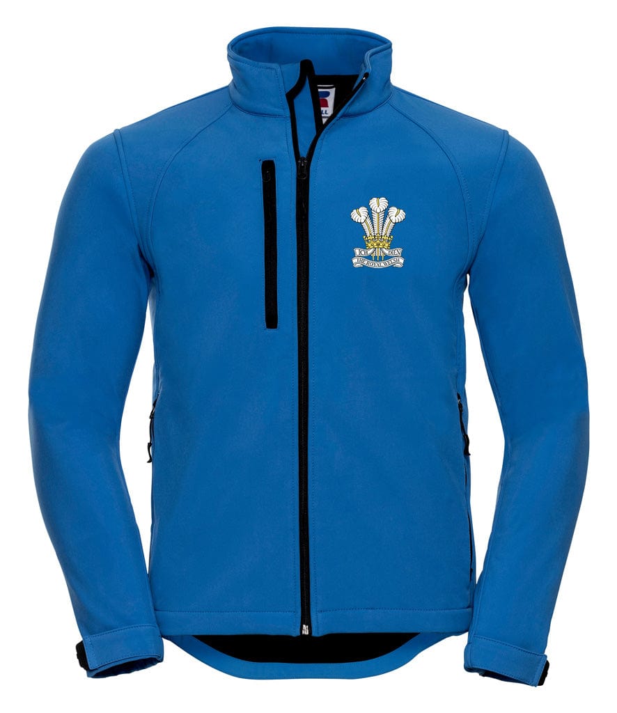 Royal Welsh Embroidered 3 Layer Softshell Jacket - Precision Military Emblems