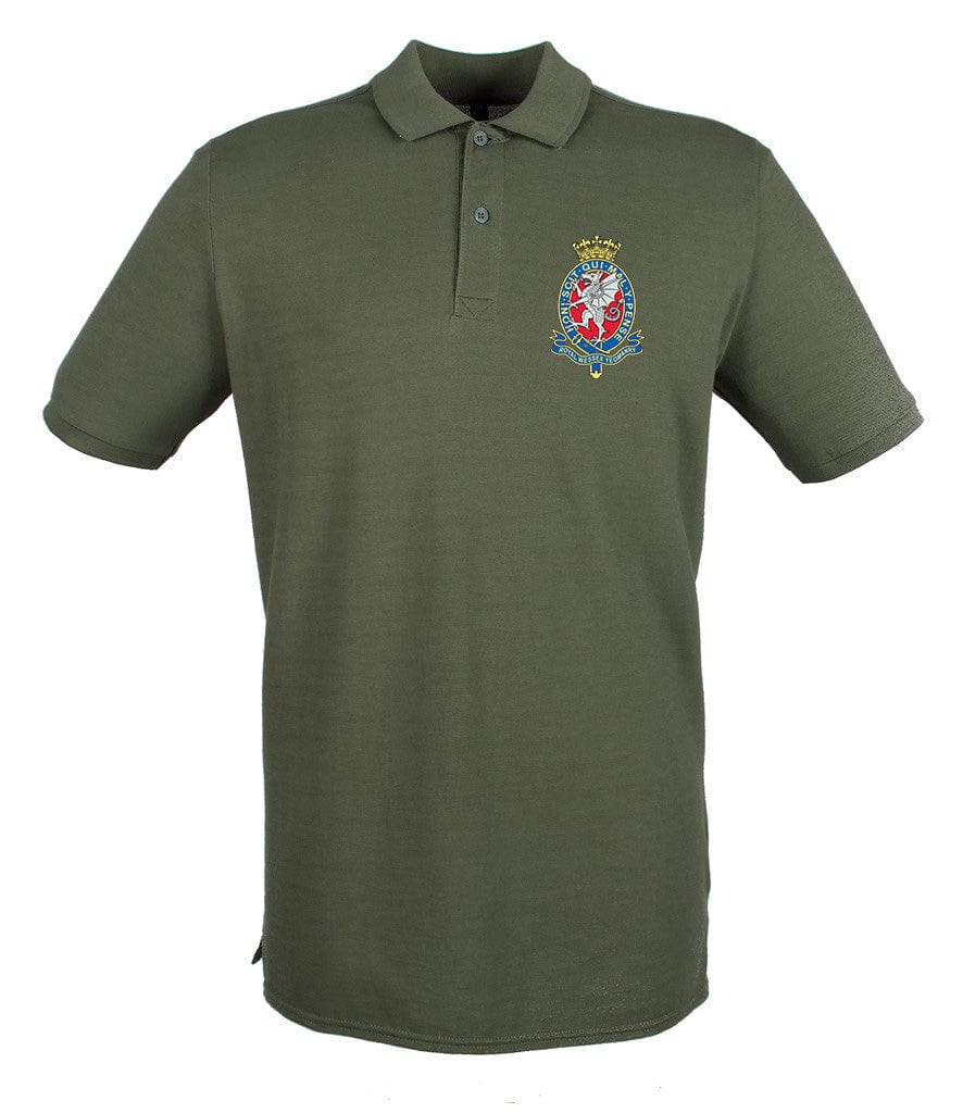 Royal Wessex Yeomanry Embroidered Pique Polo Shirt - Precision Military Emblems