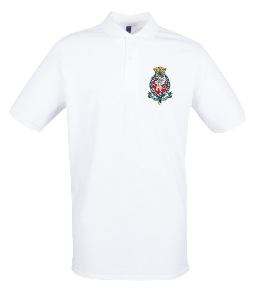 Royal Wessex Yeomanry Embroidered Pique Polo Shirt - Precision Military Emblems